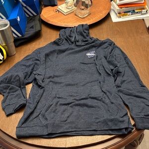 Adidas Navy Blue Hoodie with Logo